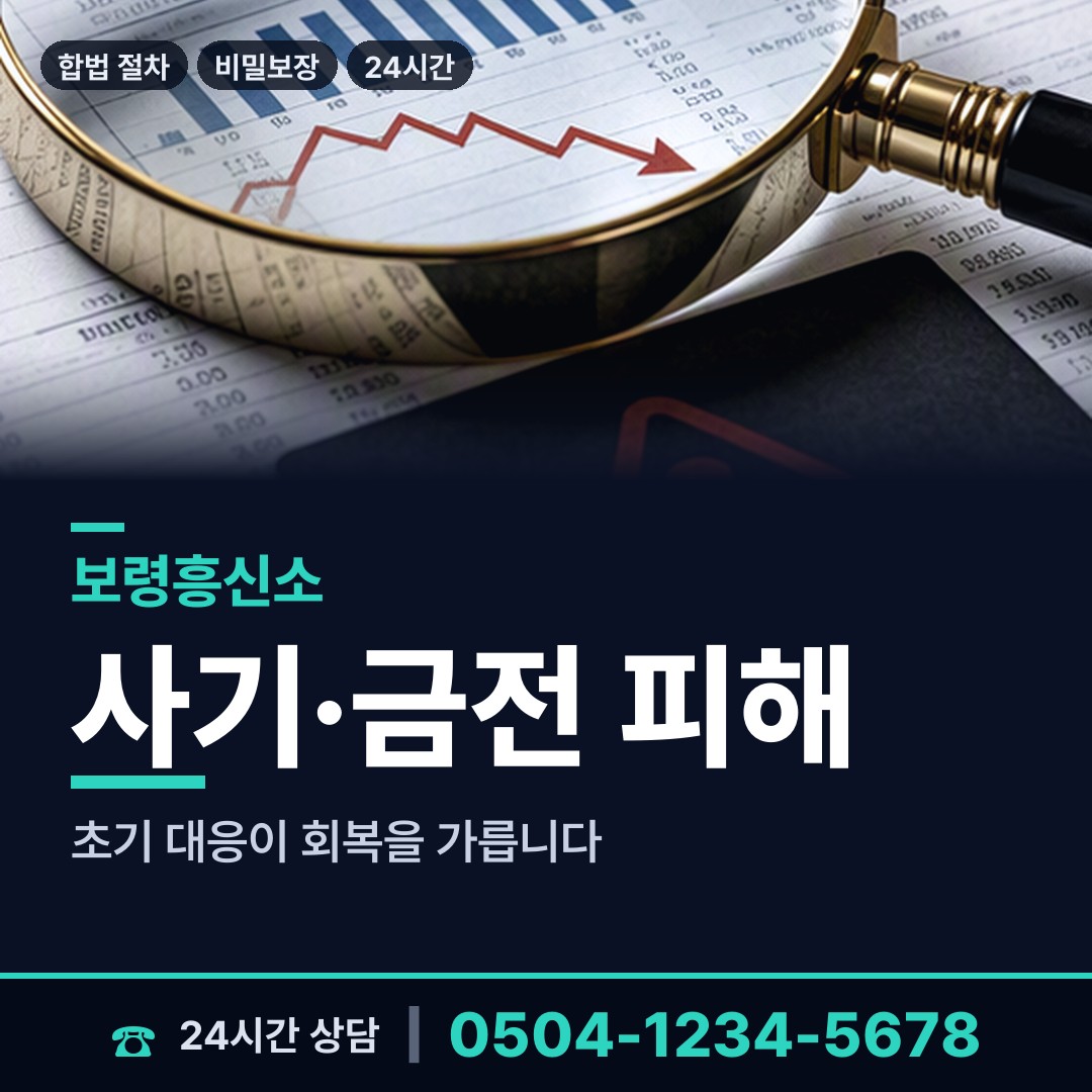 보령 남포면 명탐정 상담 안내